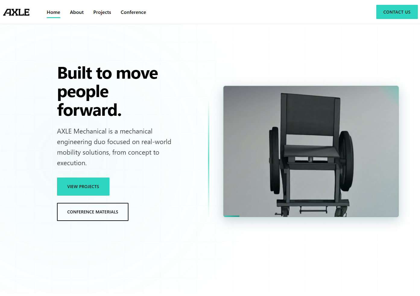 AXLE Mechanical website preview